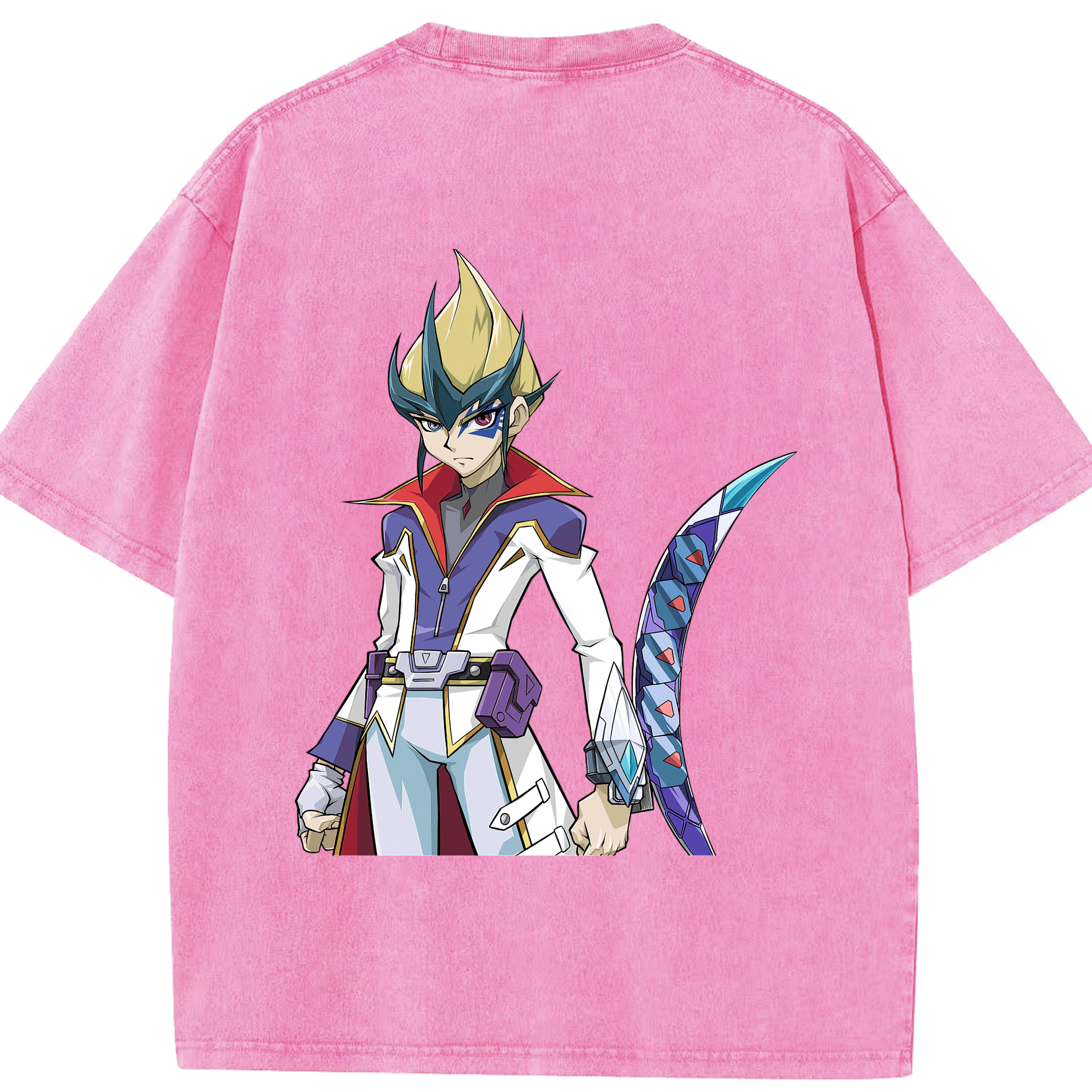 （画像用） 遊☆戯☆王 Yu-Gi-Oh! 綿100% ヴィンテージ風 半袖Tシャツ（背面プリント）